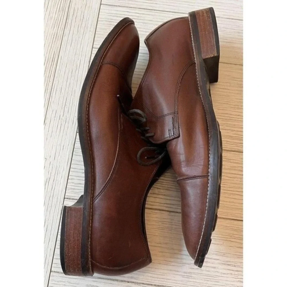 Cole Haan Men's Size 11 Lenox Hill Leather Cap‎ Toe Shoes British Tan. Oxford